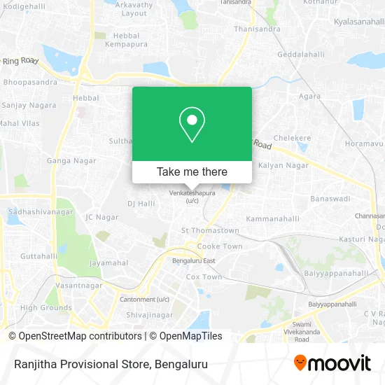 Ranjitha Provisional Store map