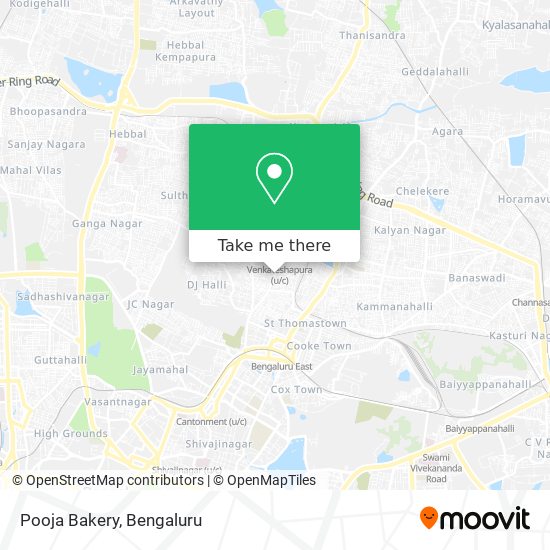 Pooja Bakery map