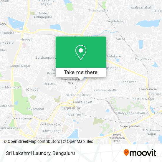 Sri Lakshmi Laundry map