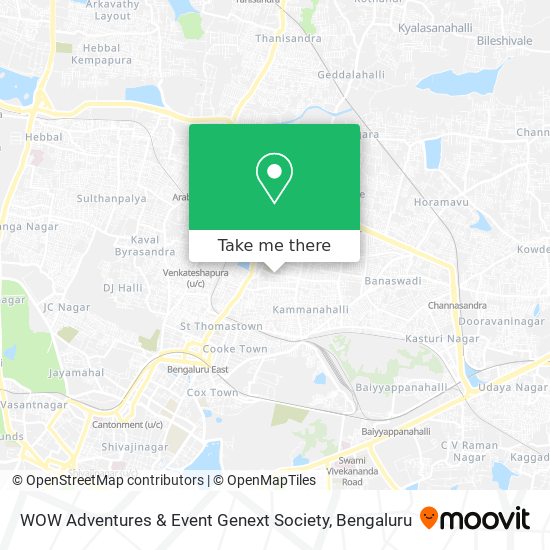 WOW Adventures & Event Genext Society map