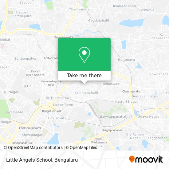 Little Angels School map