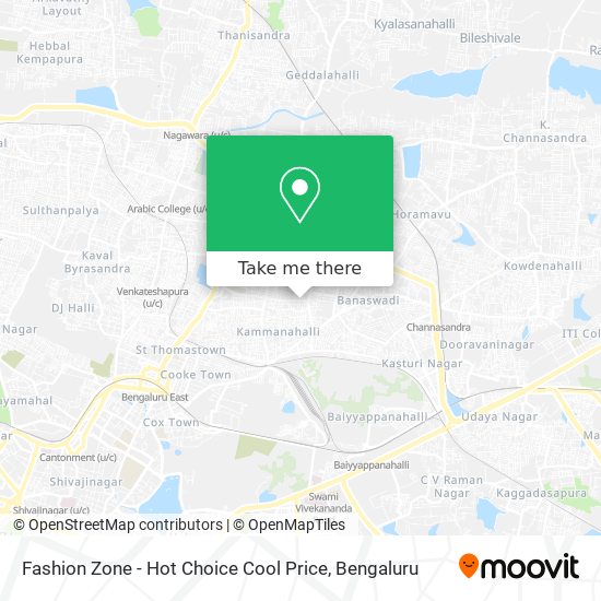 Fashion Zone - Hot Choice Cool Price map