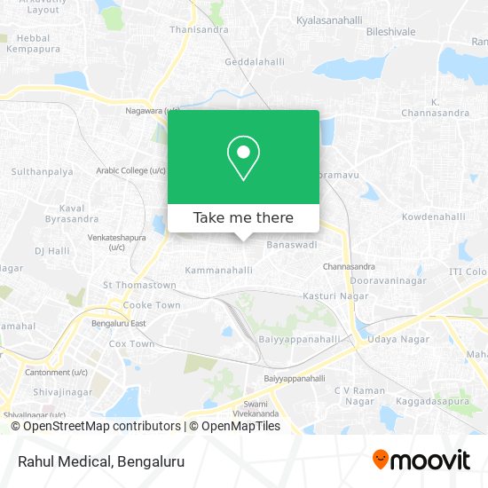 Rahul Medical map