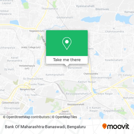 Bank Of Maharashtra-Banaswadi map