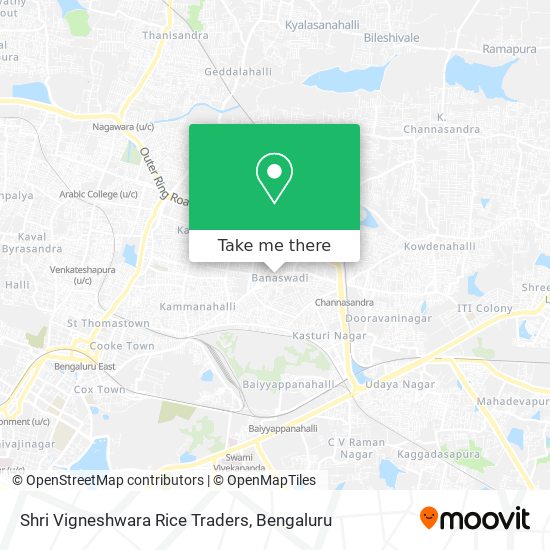 Shri Vigneshwara Rice Traders map