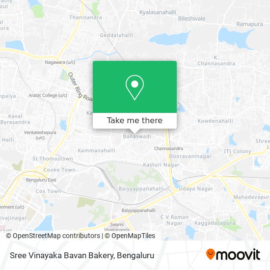 Sree Vinayaka Bavan Bakery map