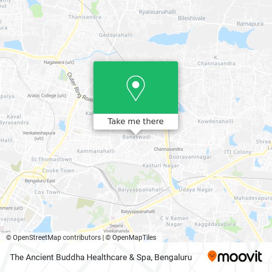 The Ancient Buddha Healthcare & Spa map