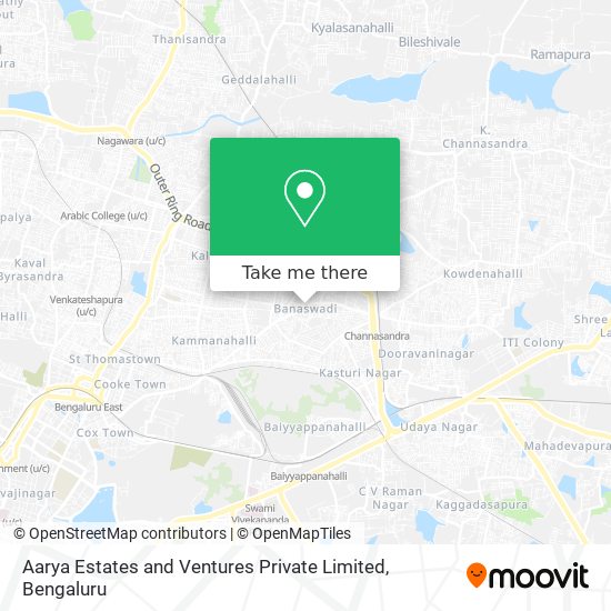 Aarya Estates and Ventures Private Limited map