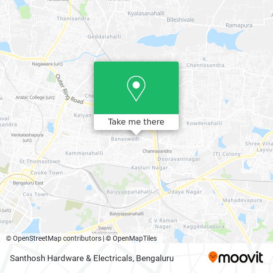 Santhosh Hardware & Electricals map