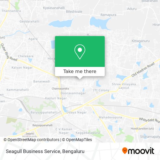 Seagull Business Service map