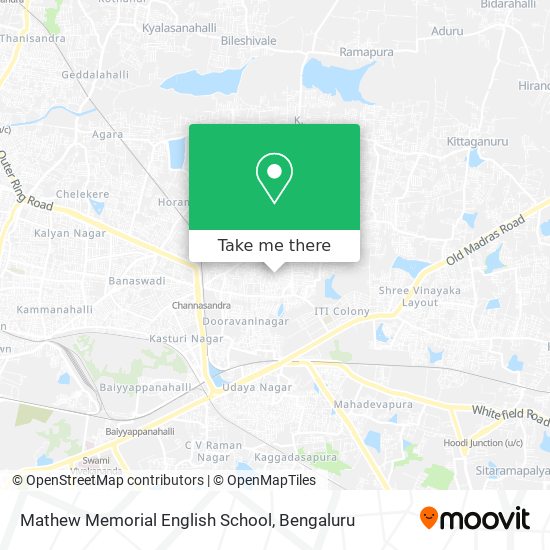 Mathew Memorial English School map