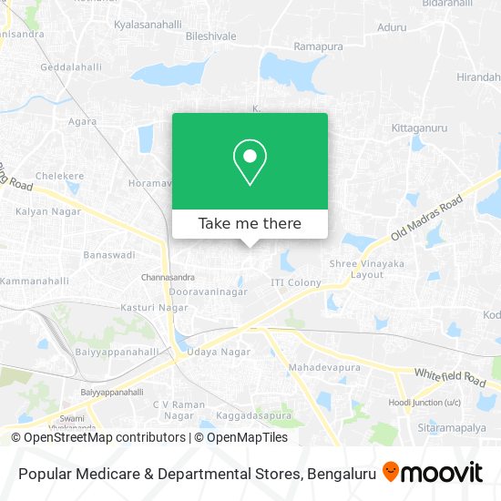 Popular Medicare & Departmental Stores map