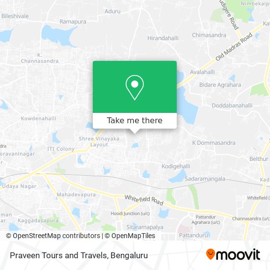 Praveen Tours and Travels map