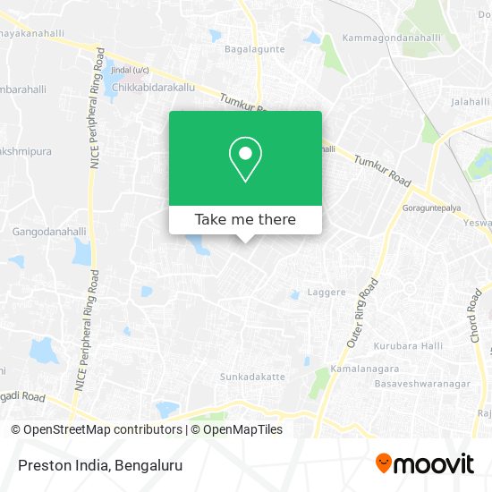 Preston India map