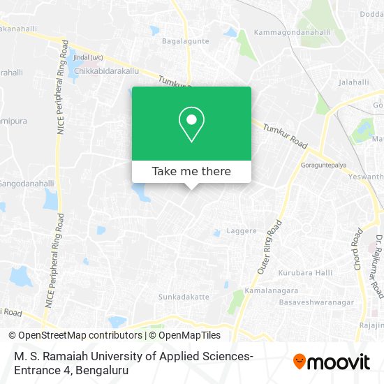 M. S. Ramaiah University of Applied Sciences-Entrance 4 map