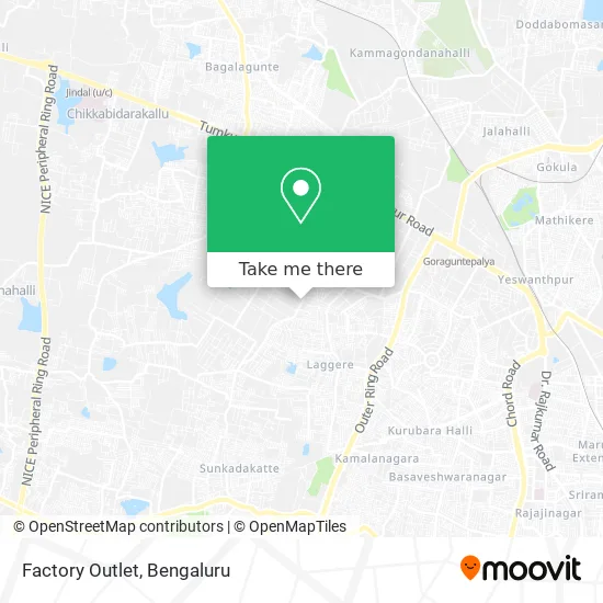 Factory Outlet map