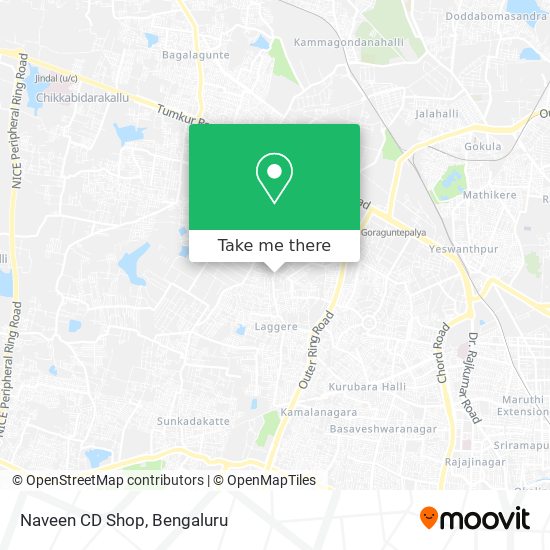 Naveen CD Shop map