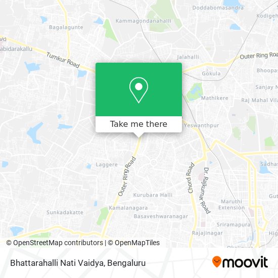 Bhattarahalli Nati Vaidya map