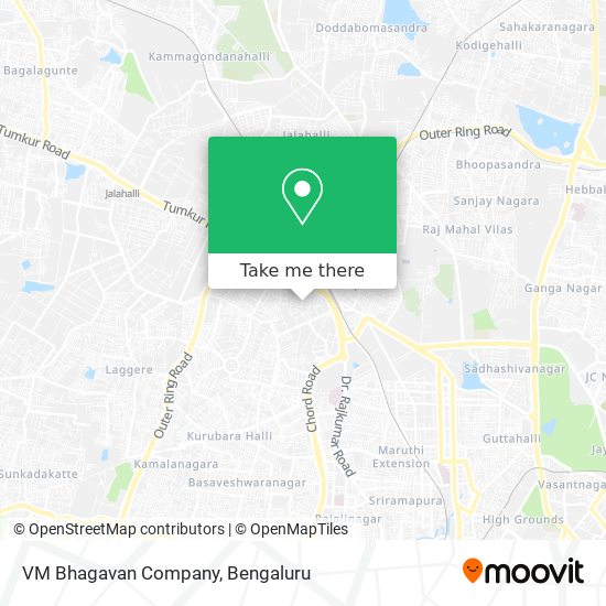 VM Bhagavan Company map