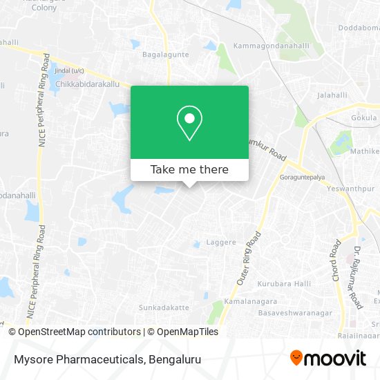 Mysore Pharmaceuticals map