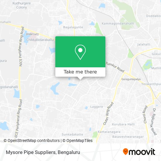 Mysore Pipe Suppliers map