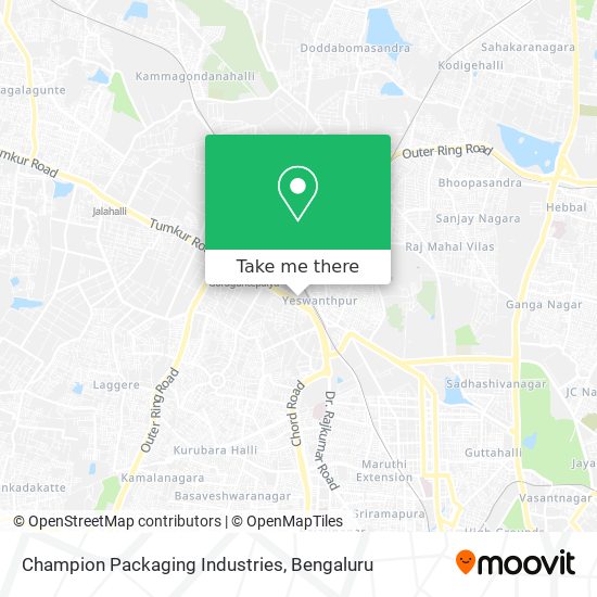 Champion Packaging Industries map