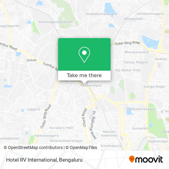 Hotel RV International map