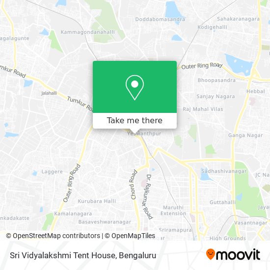 Sri Vidyalakshmi Tent House map