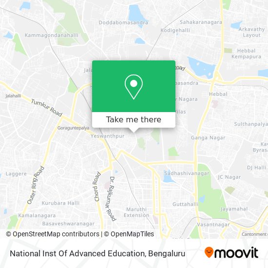 National Inst Of Advanced Education map