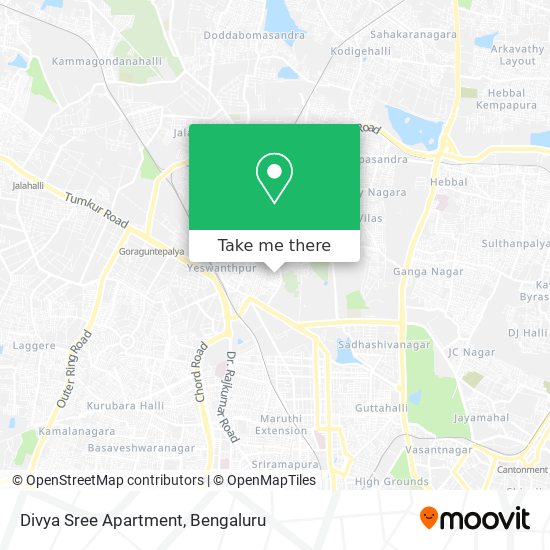 Divya Sree Apartment map