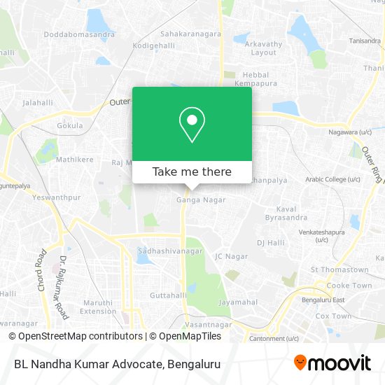 BL Nandha Kumar Advocate map