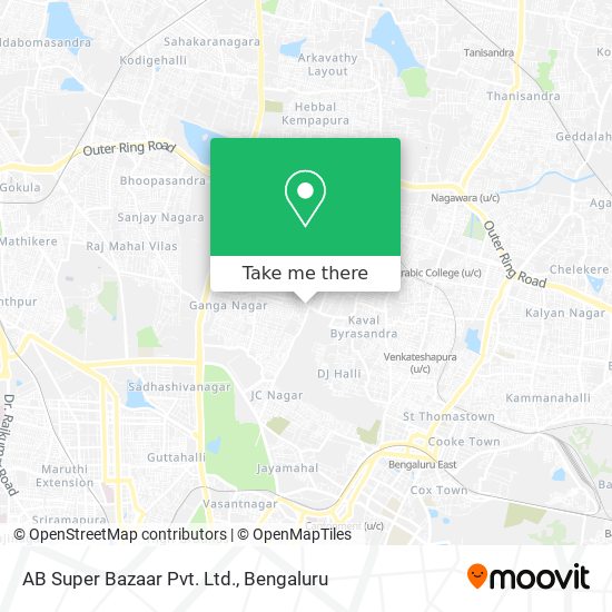 AB Super Bazaar Pvt. Ltd. map