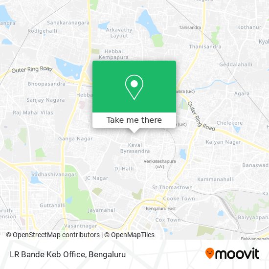 LR Bande Keb Office map