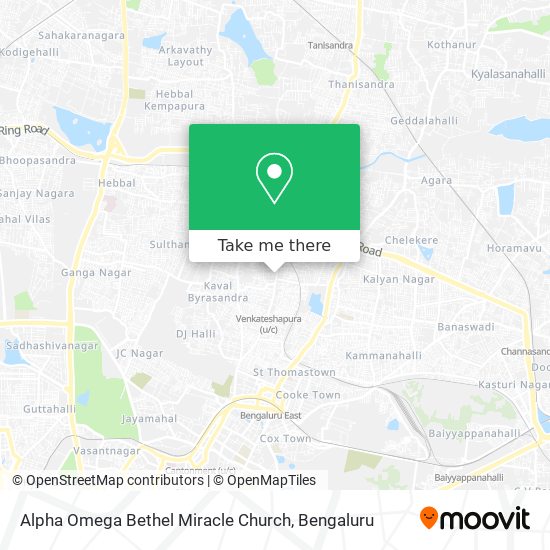 Alpha Omega Bethel Miracle Church map