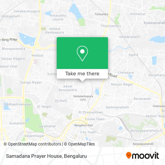 Samadana Prayer House map