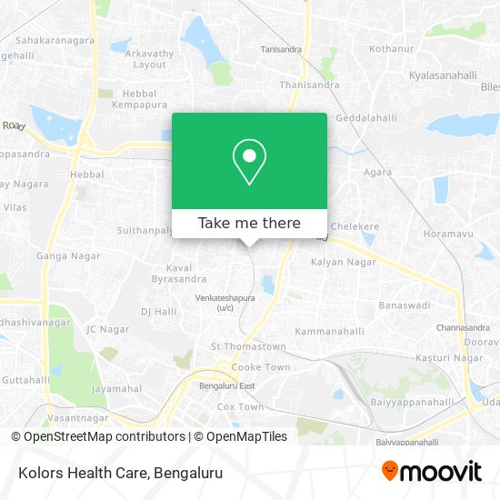 Kolors Health Care map