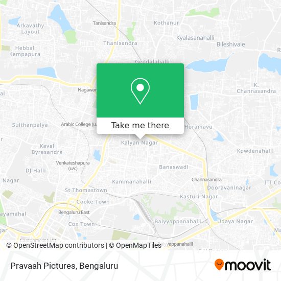 Pravaah Pictures map