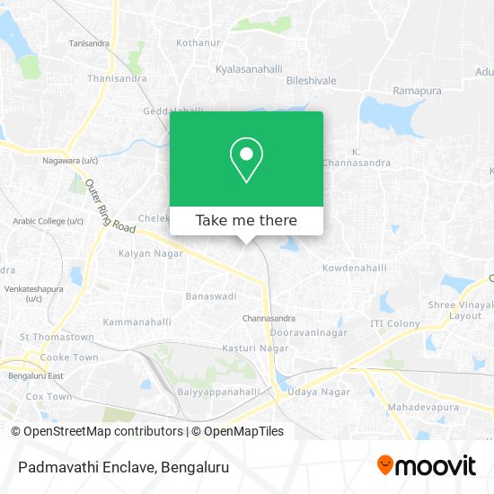 Padmavathi Enclave map