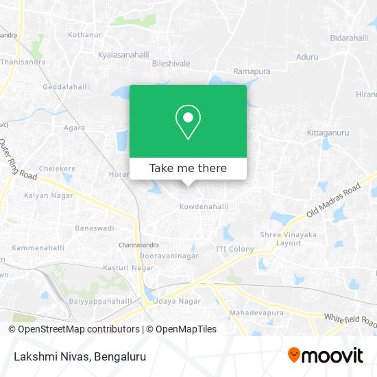 Lakshmi Nivas map