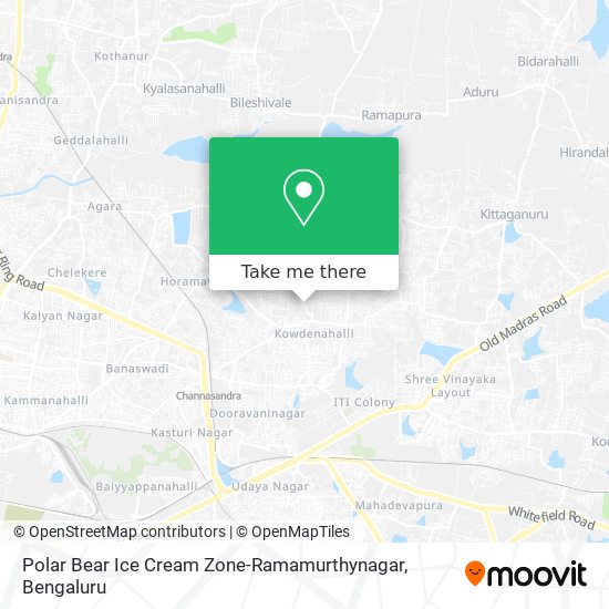 Polar Bear Ice Cream Zone-Ramamurthynagar map