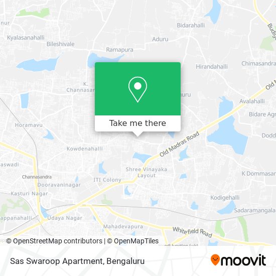 Sas Swaroop Apartment map