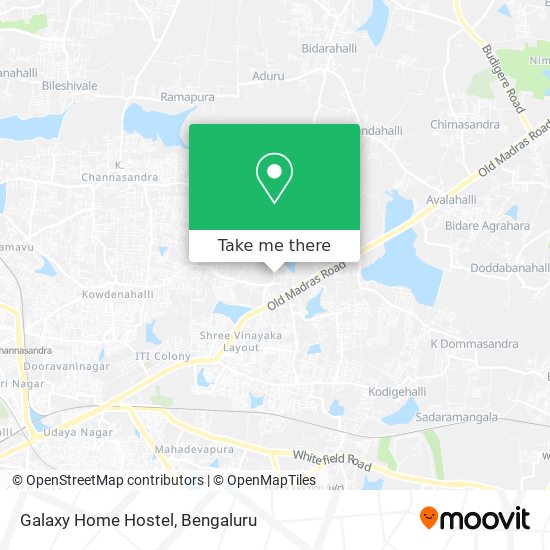 Galaxy Home Hostel map