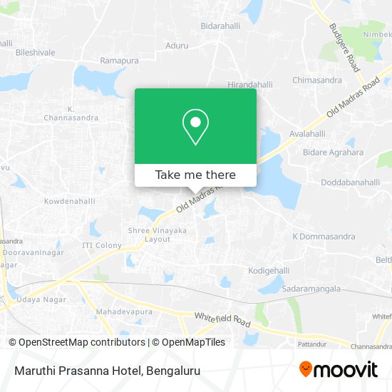 Maruthi Prasanna Hotel map