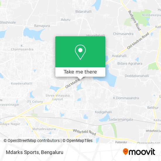 Mdarks Sports map