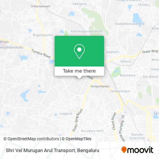 Shri Vel Murugan Arul Transport map