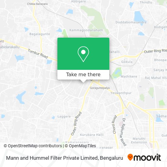 Mann and Hummel Filter Private Limited map