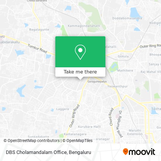 DBS Cholamandalam Office map