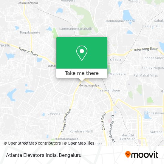 Atlanta Elevators India map