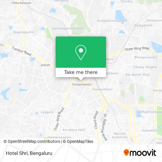 Hotel Shri map