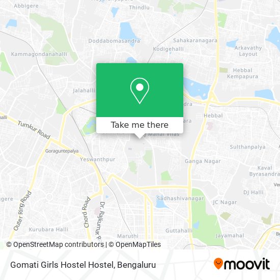 Gomati Girls Hostel Hostel map